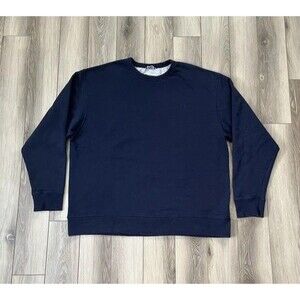 Champion Navy Blue Crewneck Pullover Sweatshirt Fleece Mens Sz 2XL